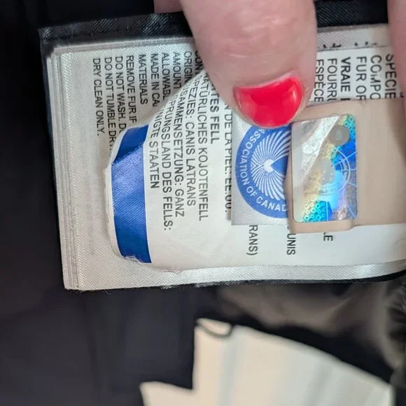 Canada Goose Lorette Hooded Parka Women's Large, Black - Picture 10 of 10